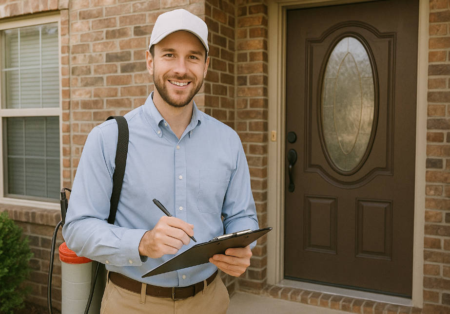 Pest Control in Bryan, TX service being performed